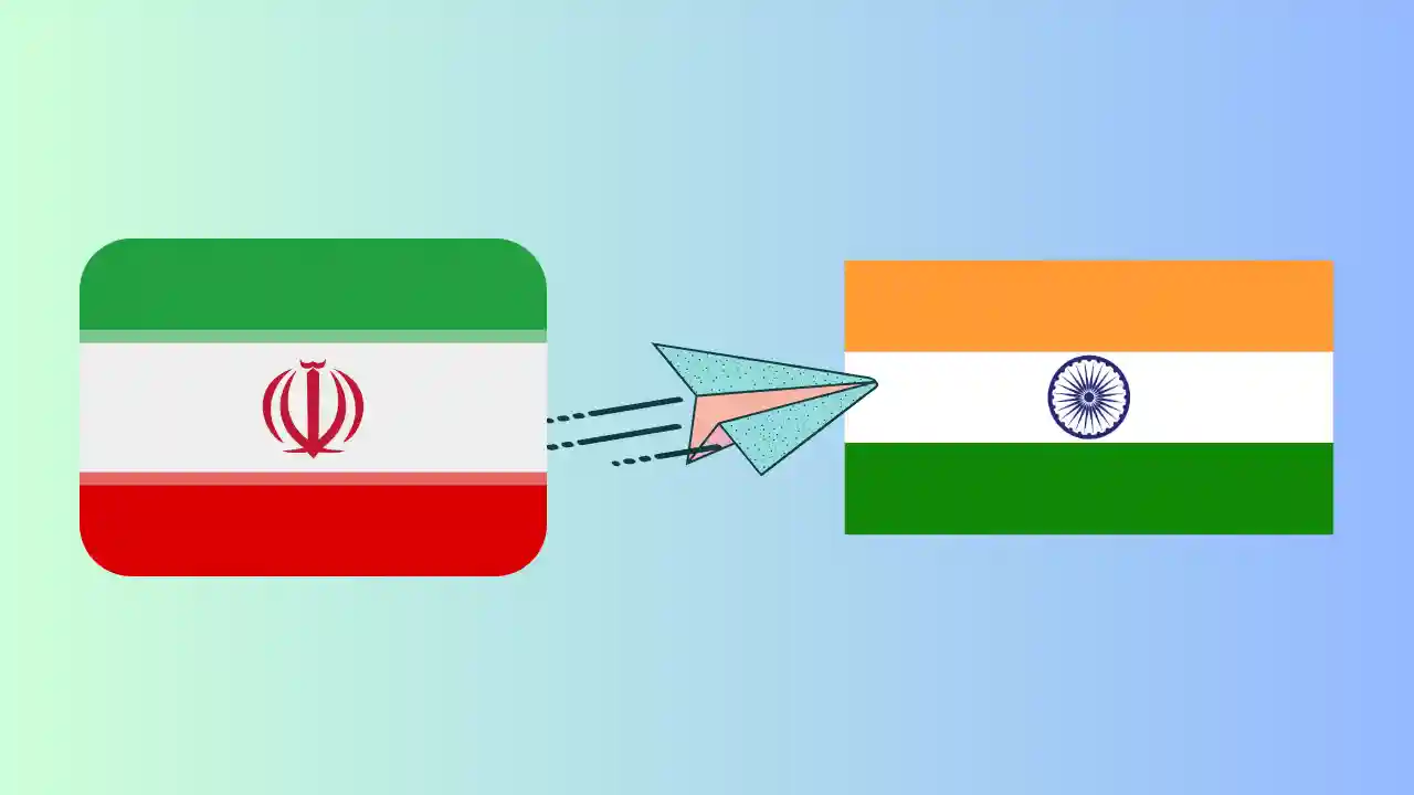 Iran To India Country Flag Image | Indian Visa For Iranian Citizens